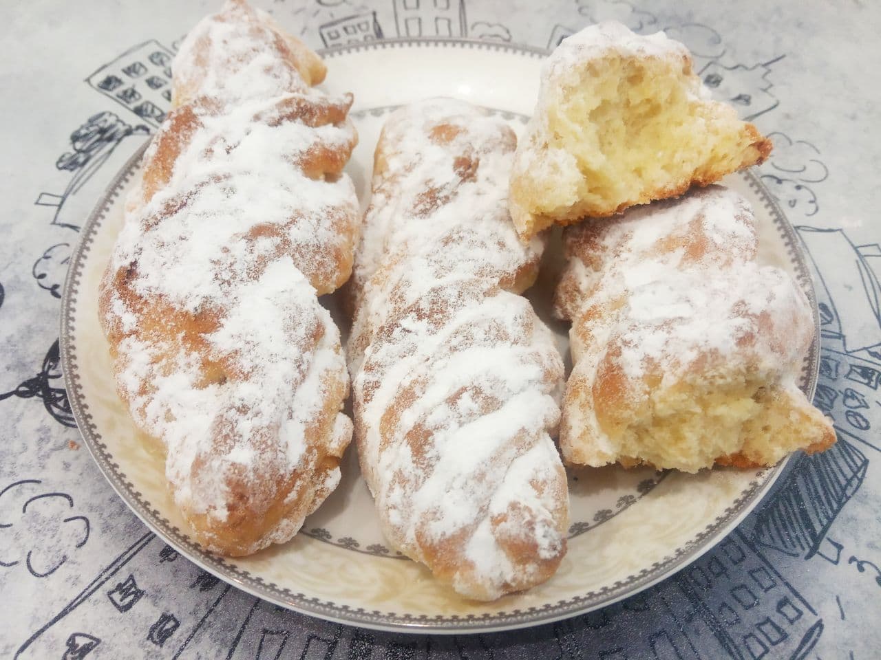 Творожные булочки, воздушные и нежные