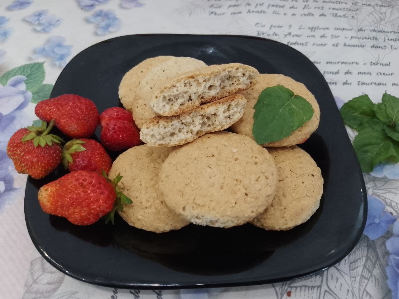 Домашнее овсяное печенье, рассыпчатое и мягкое