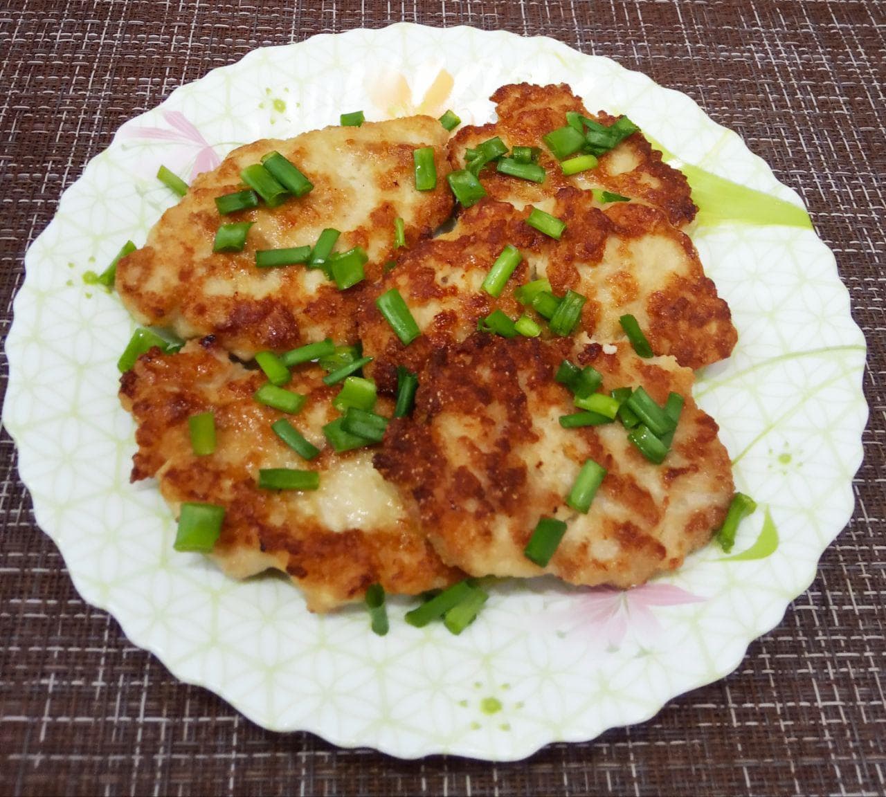 Мясные оладьи