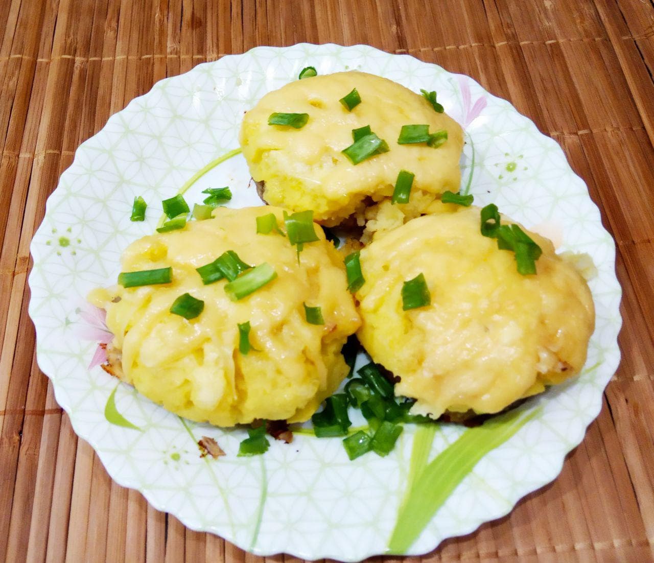 Стожки с картофельным пюре и сыром