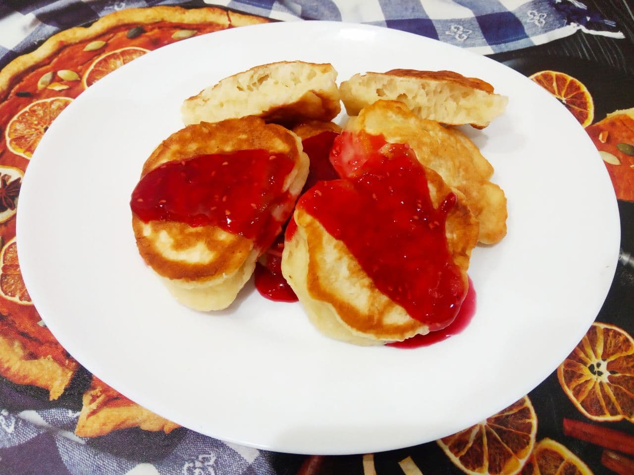 Оладьи пышные, вкусные и аппетитные