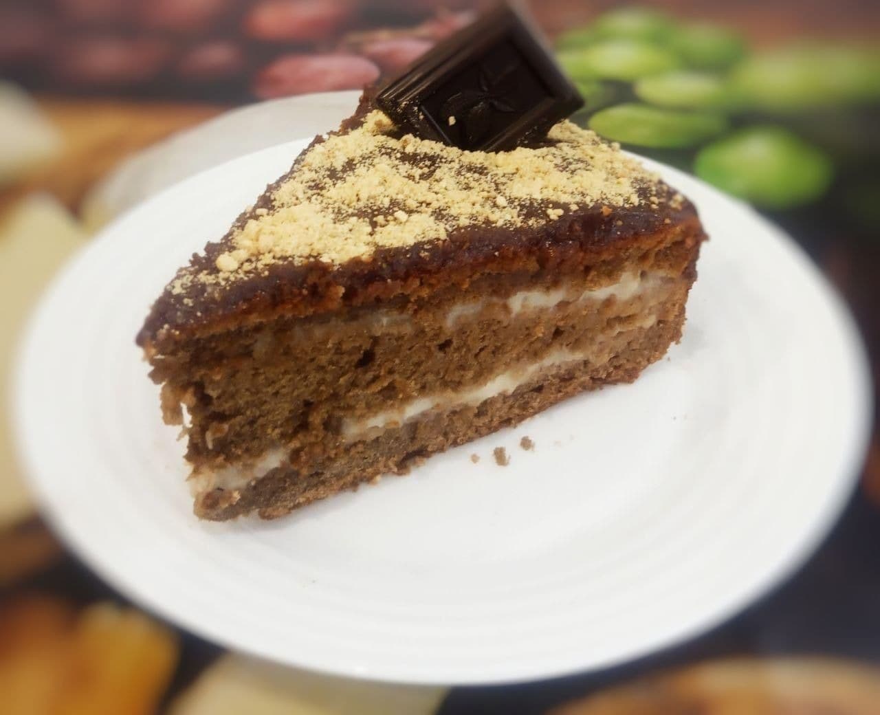 Вкусный и ароматный кофейный торт с заварным сливочным кремом