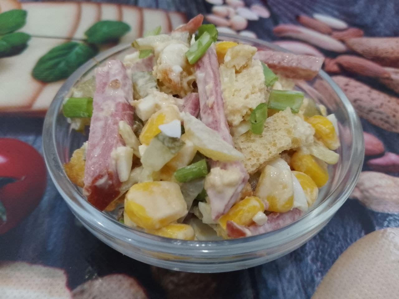 Простой рецепт салата, вкусный и аппетитный