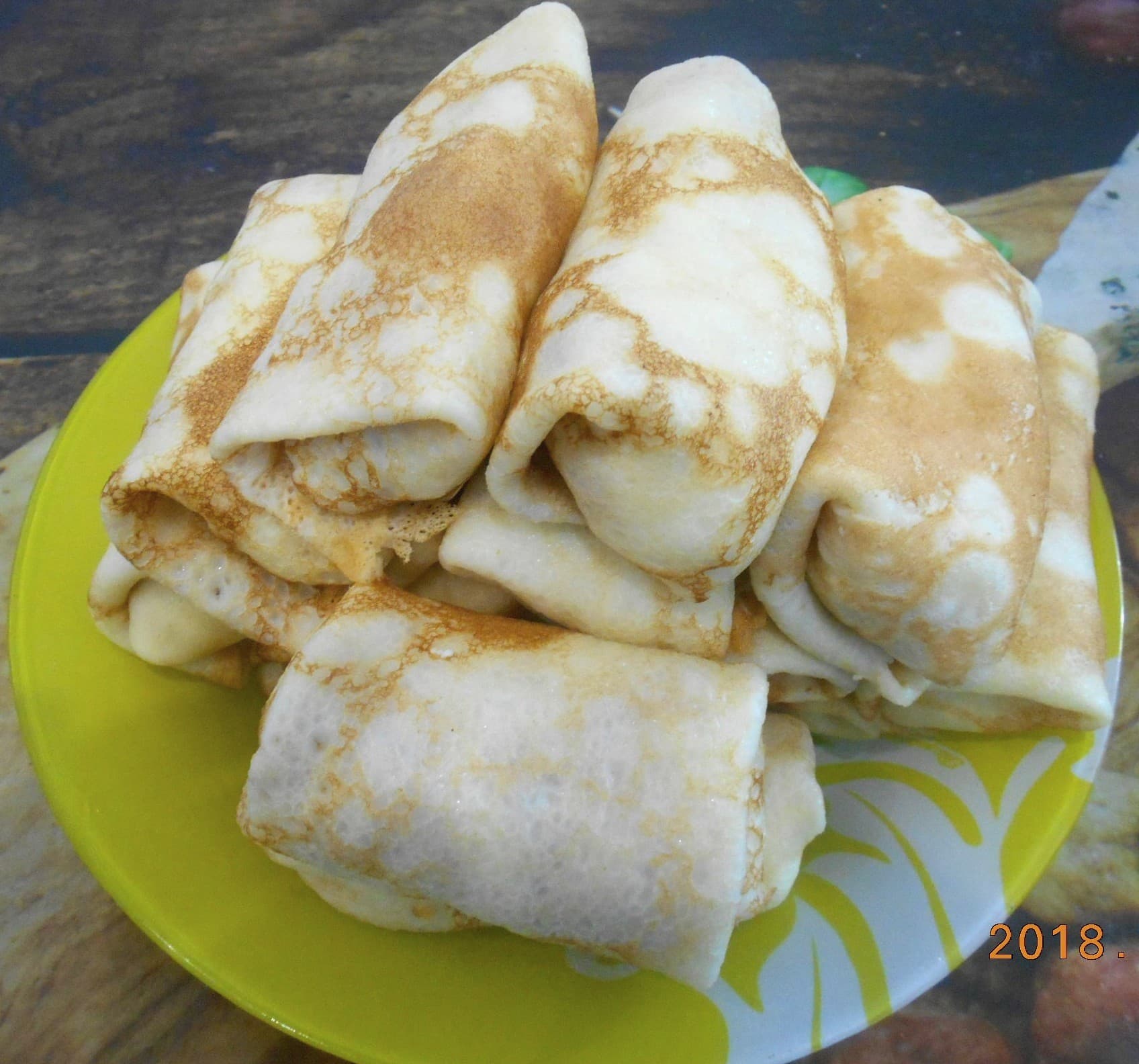 Блинчики с грибами