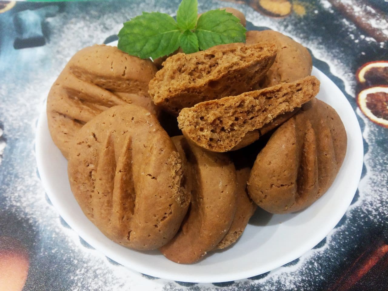 Кофейное печенье, рассыпчатое и песочное