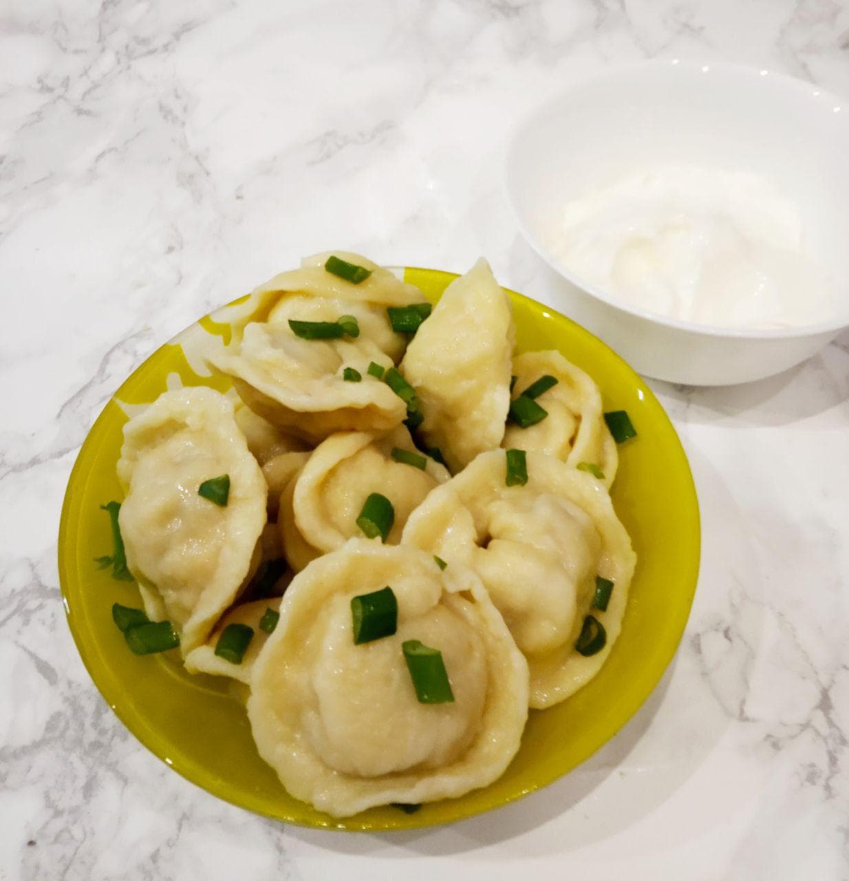 Пельмени из яичного теста  с мясом свинины, нежные и сочные