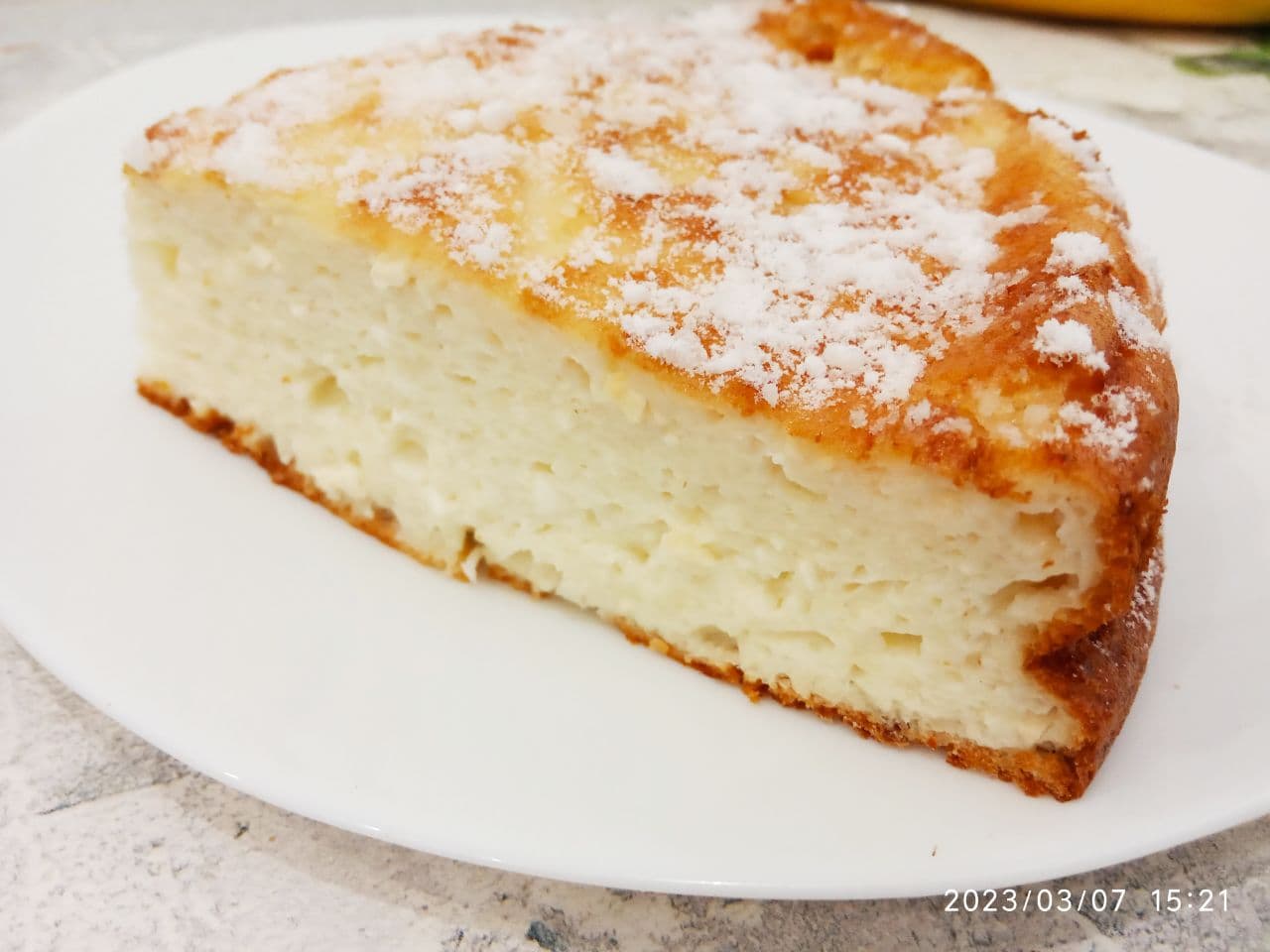Творожная запеканка на манной крупе и крахмале