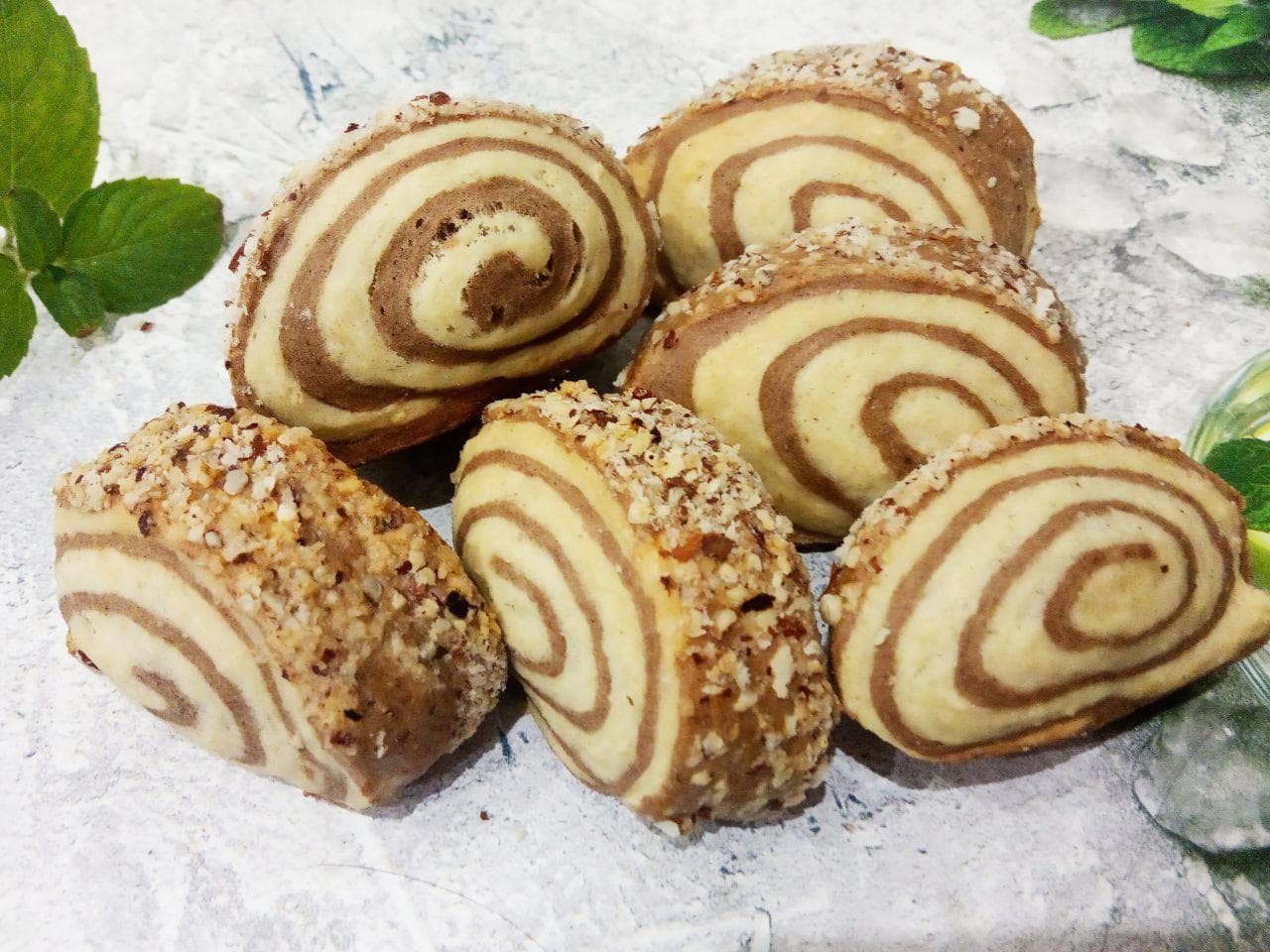 Печенье рулетики к чаю, вкусно и просто