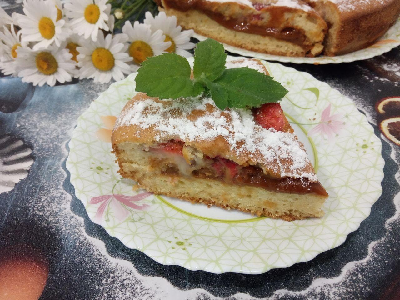 Простой рецепт пирога напоминающий торт, просто и вкусно