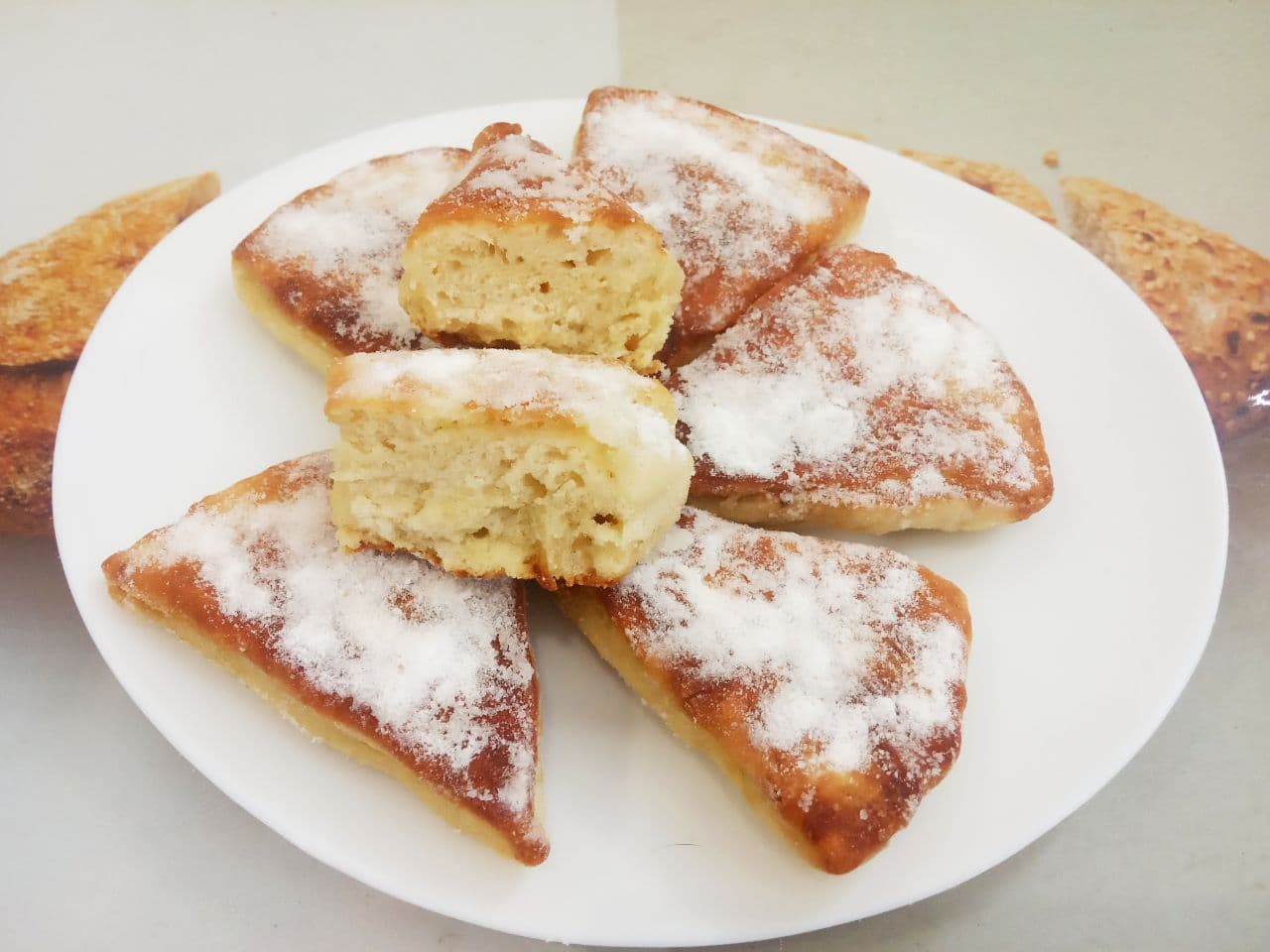 Воздушные треугольники, просто и вкусно