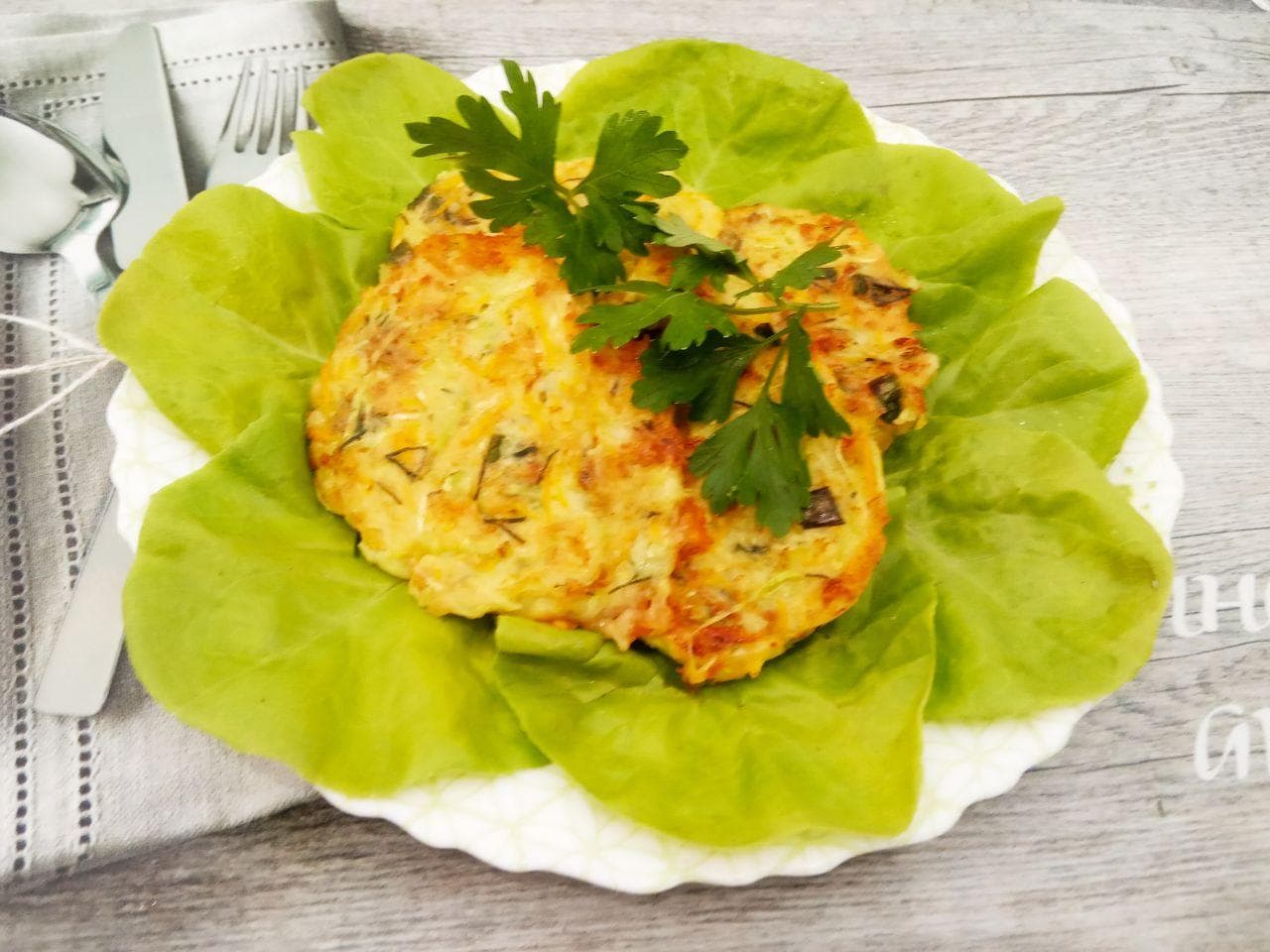 Оладьи из кабачков, сыра и моркови, просто и вкусно