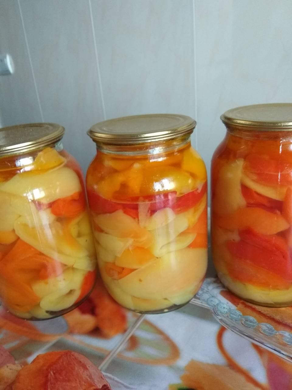 Перец в маринаде, на зиму