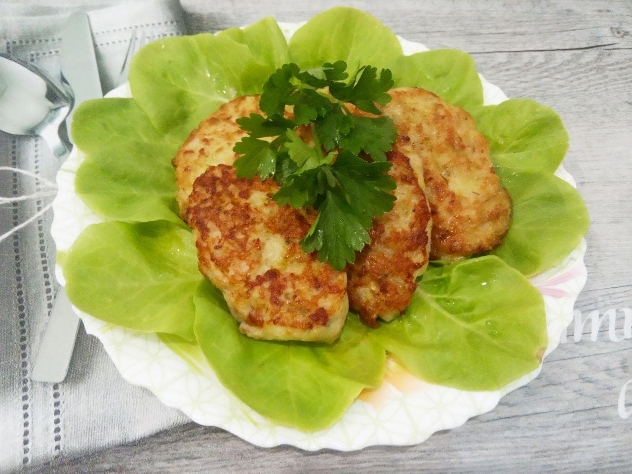 Кабачковые оладьи с фаршем, нежные и сытные