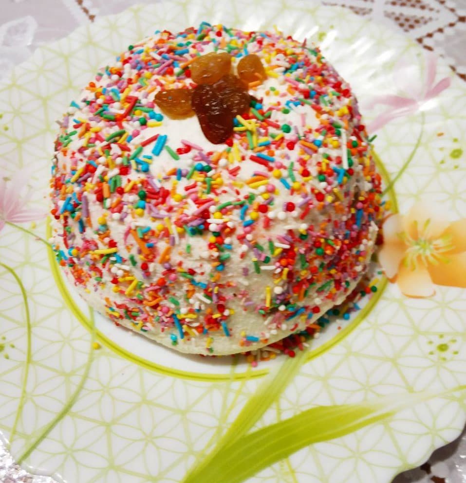 Творожная пасха с изюмом и цукатами
