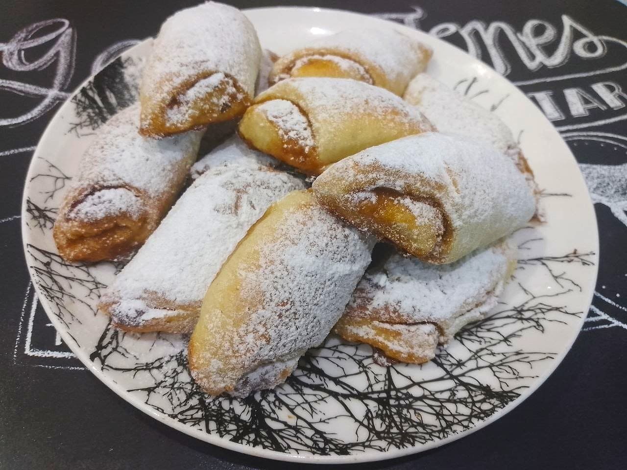 Печенье творожное с начинкой из вареного сгущенного молока