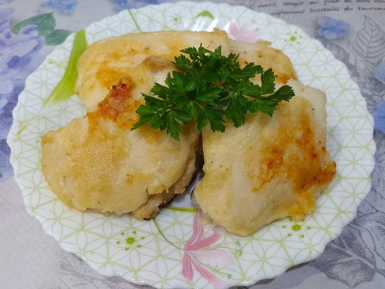 Рыбное филе жареное в сметанном кляре