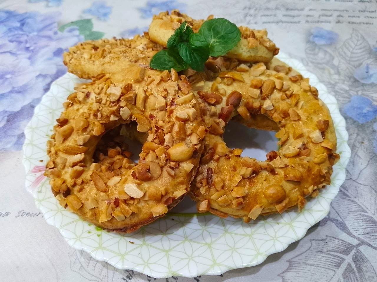 Песочные и рассыпчатые ореховые кольца