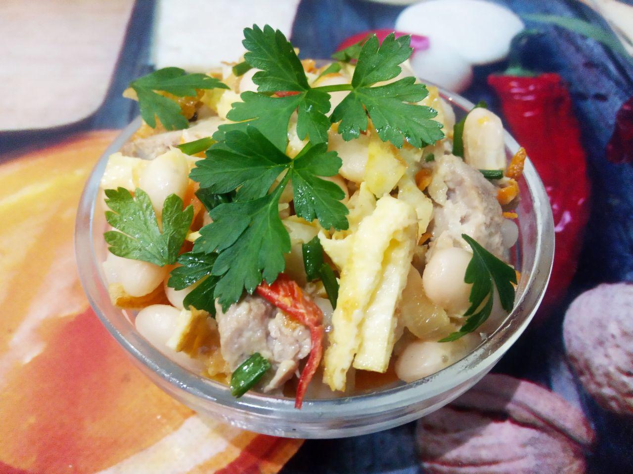 Salat Fasoleviy Myasnoy 22