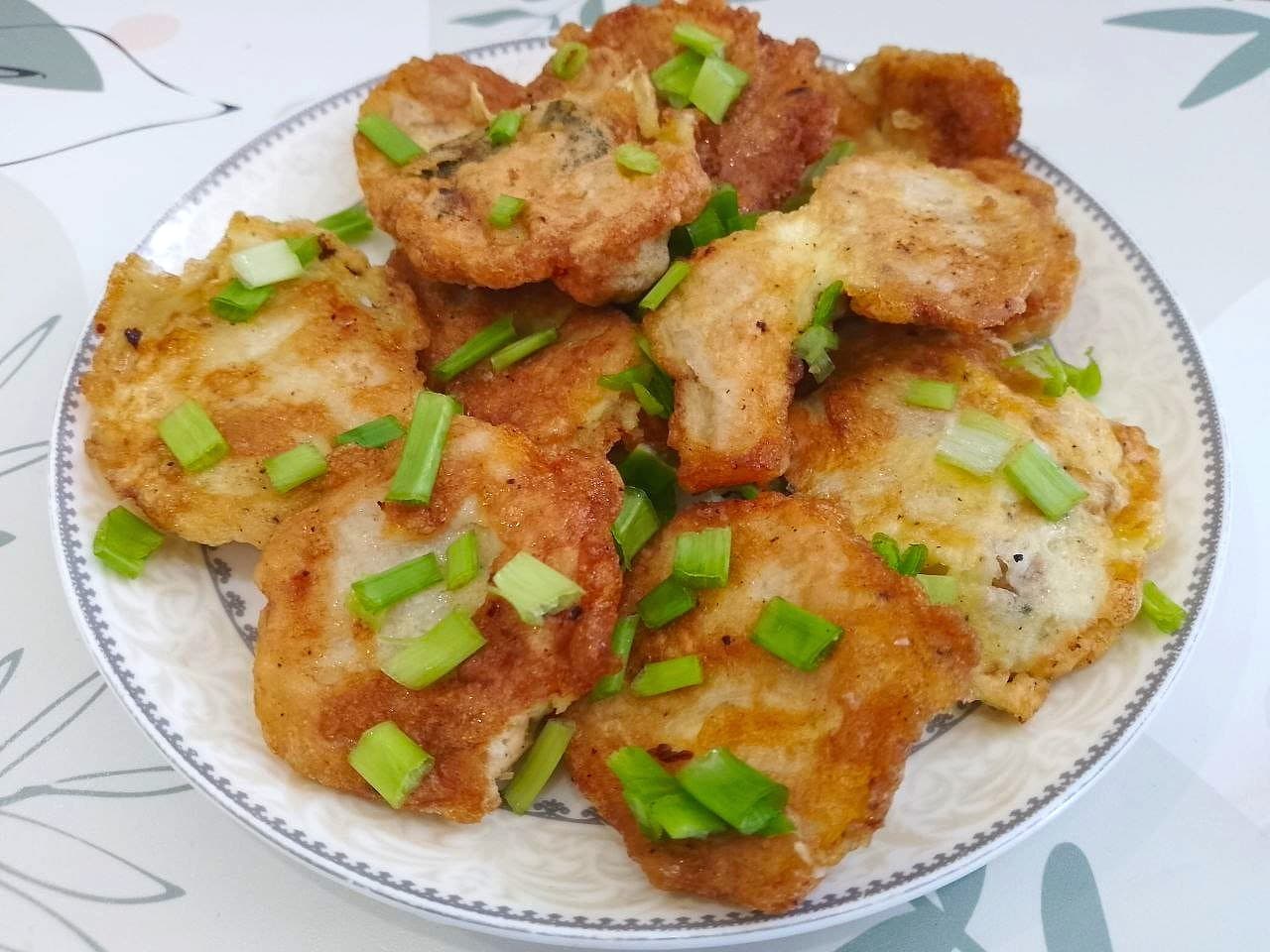Цветная капуста жареная в кляре, на сковороде