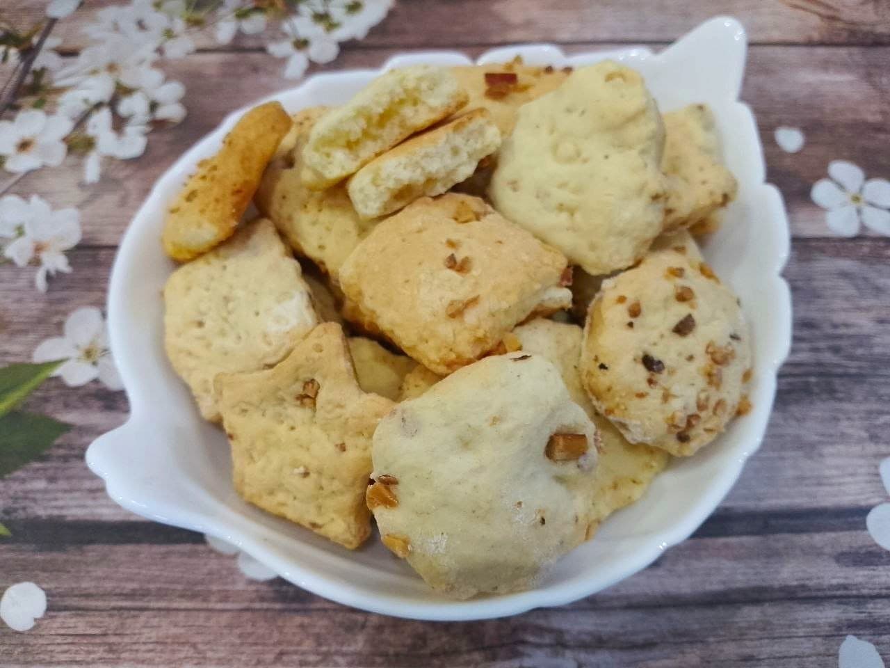 Домашнее ореховое песочное печенье к чаю, просто и вкусно