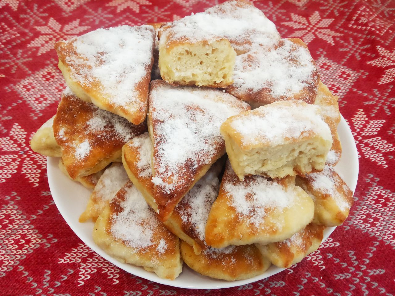 Воздушные треугольники, просто и вкусно