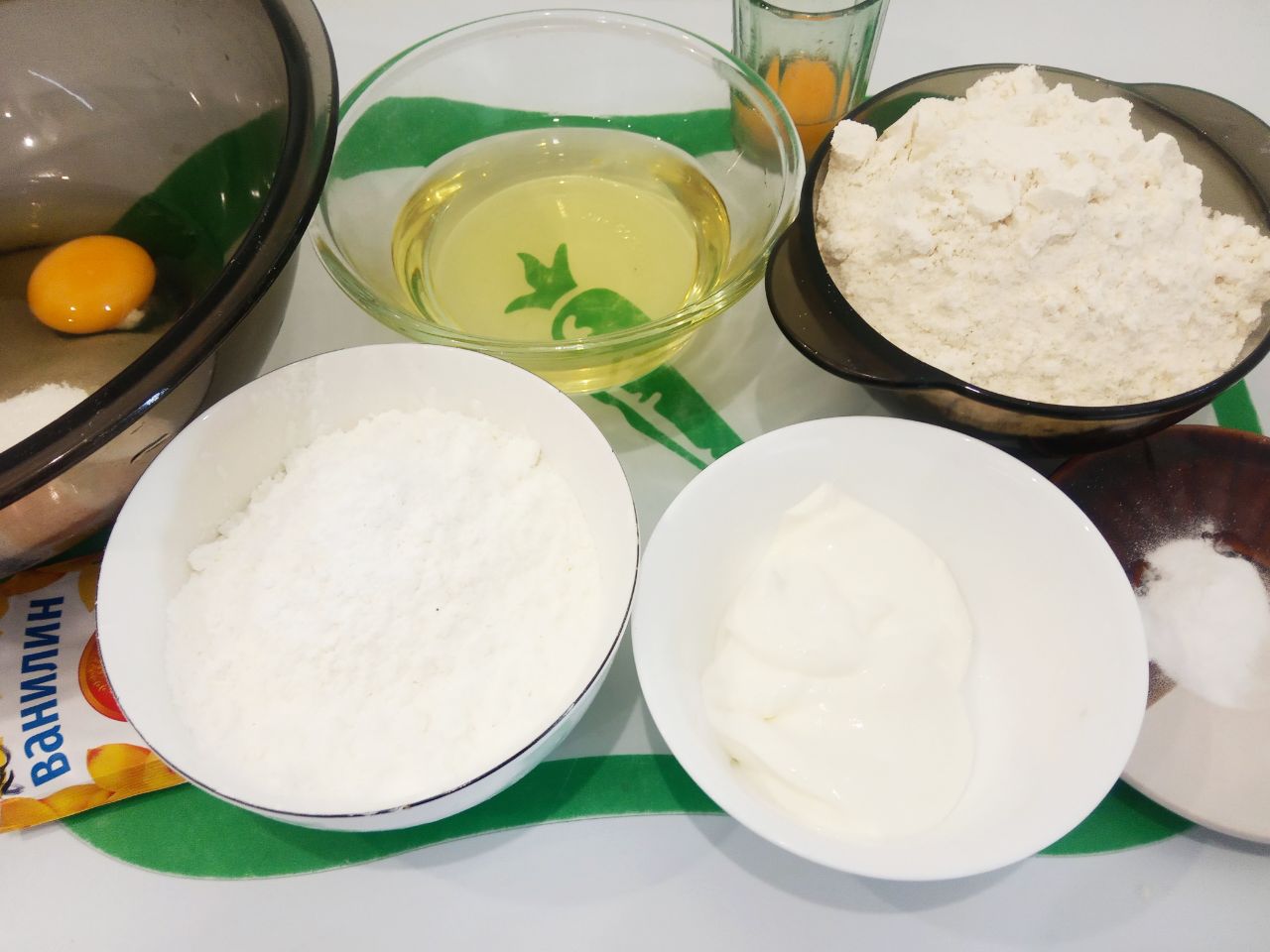 Домашнее печенье в сахаре и кокосовой стружке, к чаю