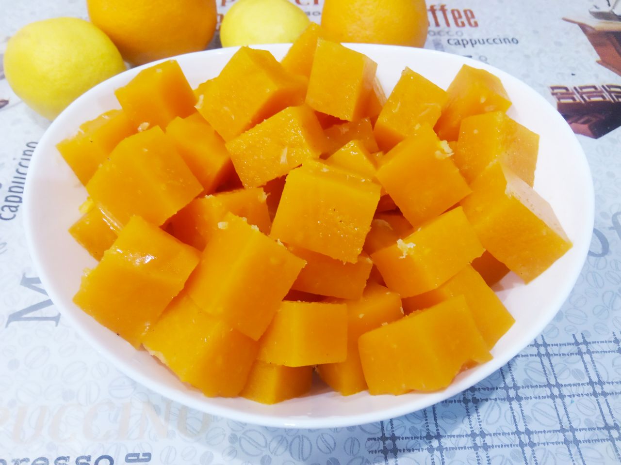 Десерт из тыквы, вкусный и аппетитный