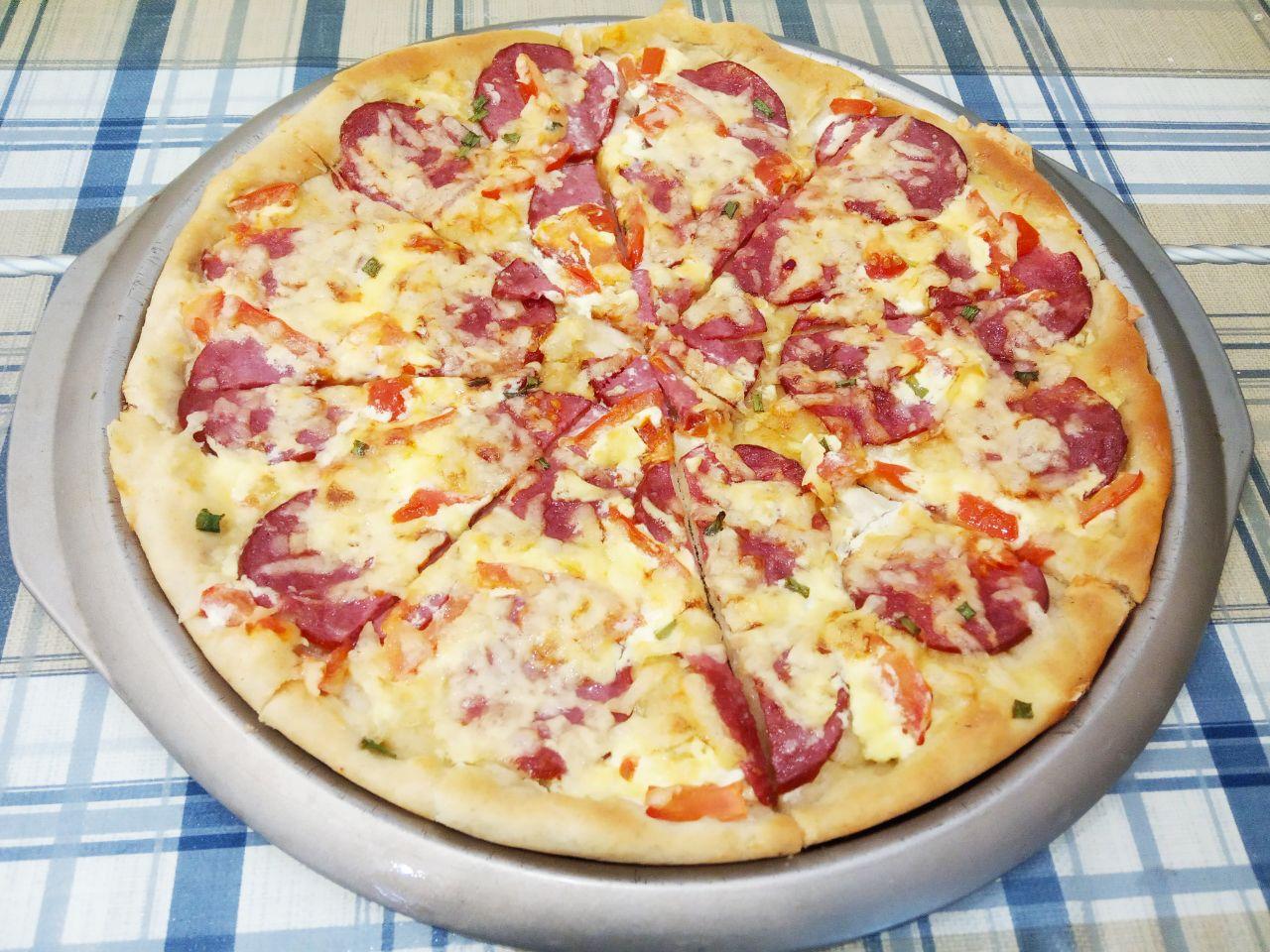 Пицца домашняя, просто, быстро и вкусно