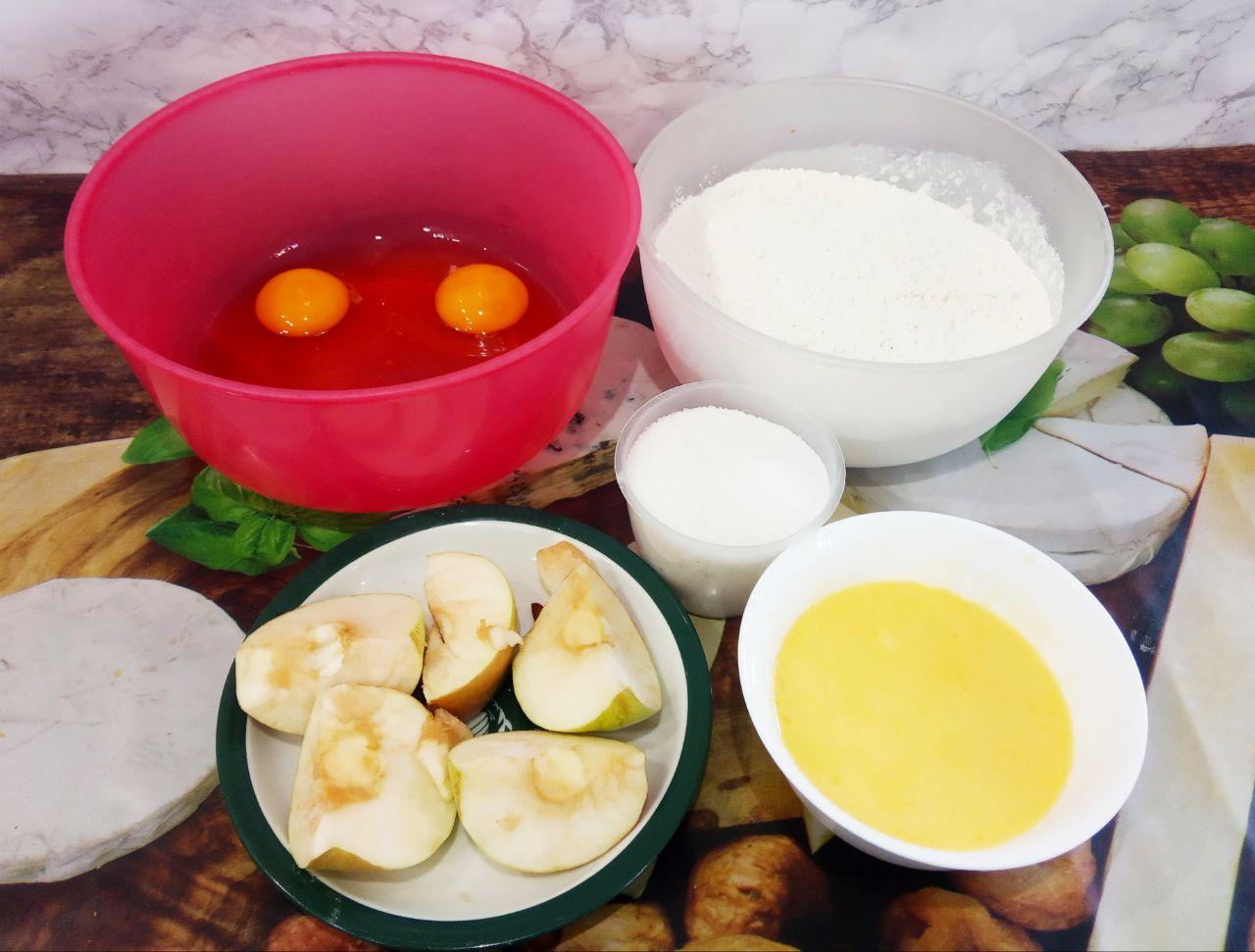 Простое и вкусное печенье с фруктами