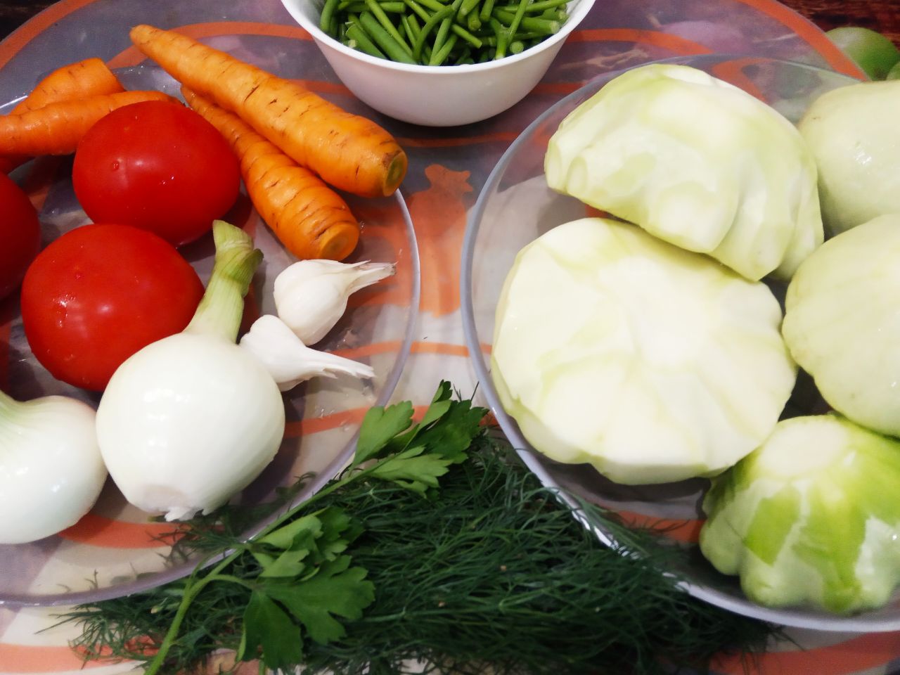 Тушеные патиссоны с овощами, полезные и вкусные