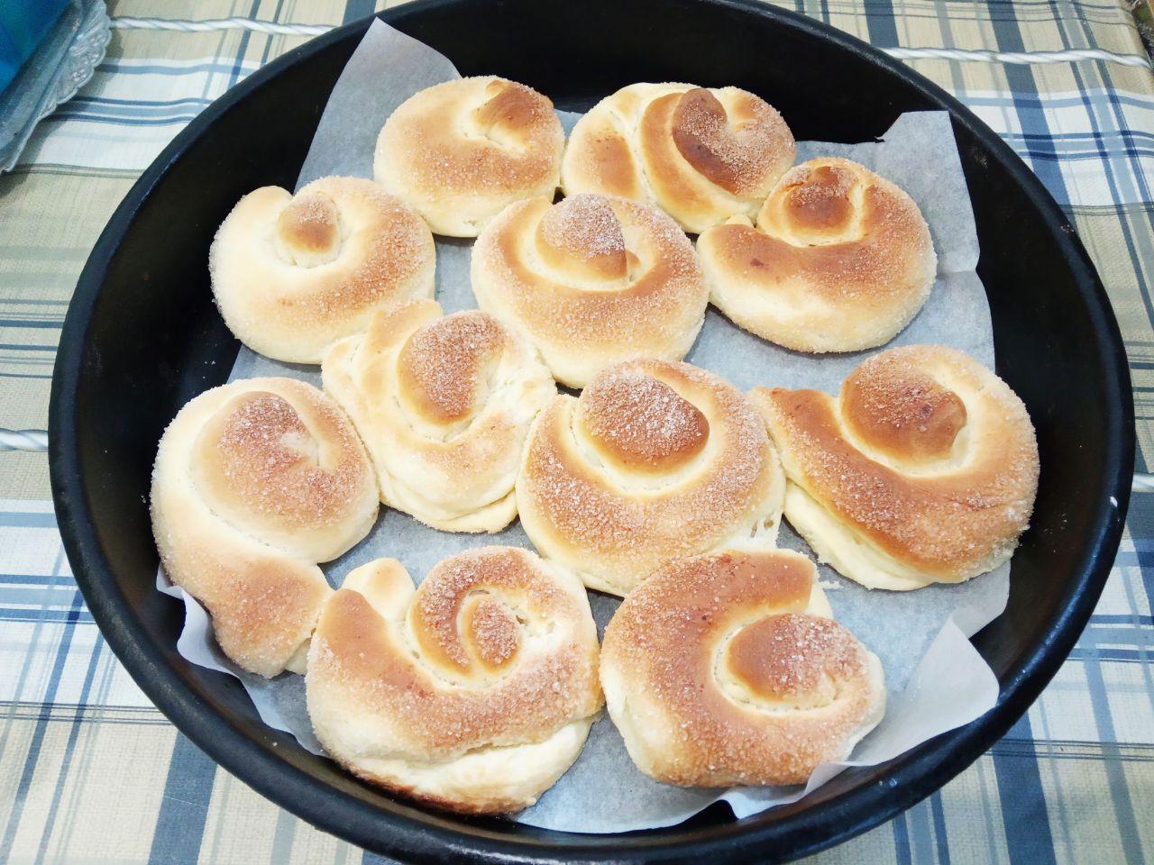 Воздушные и слоистые булочки 