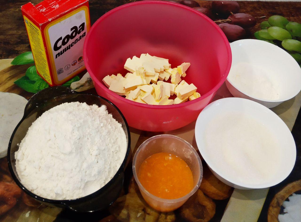 Мандариновые песочные и рассыпчатые палочки