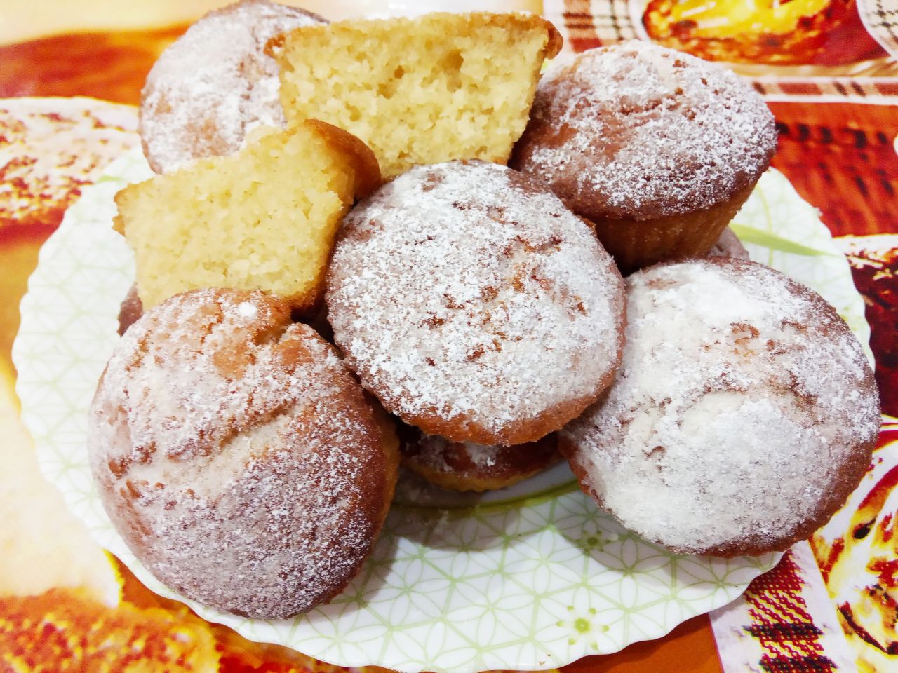 Кексы из манной крупы, на йогурте, воздушные и ароматные