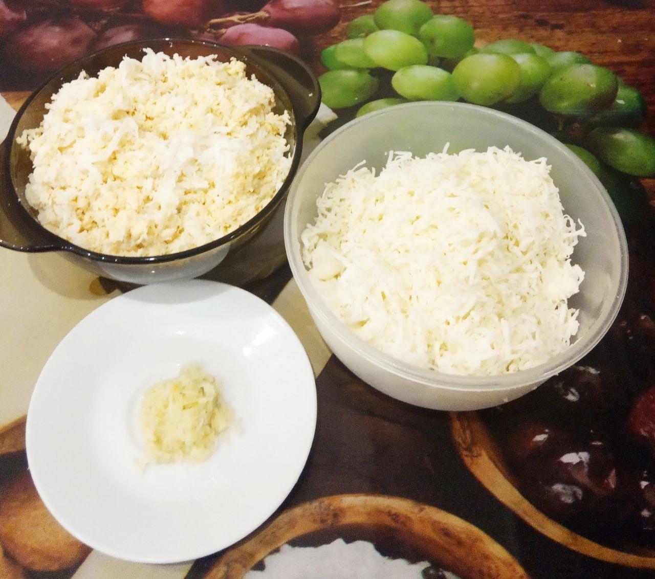 Салат с плавленым сыром 