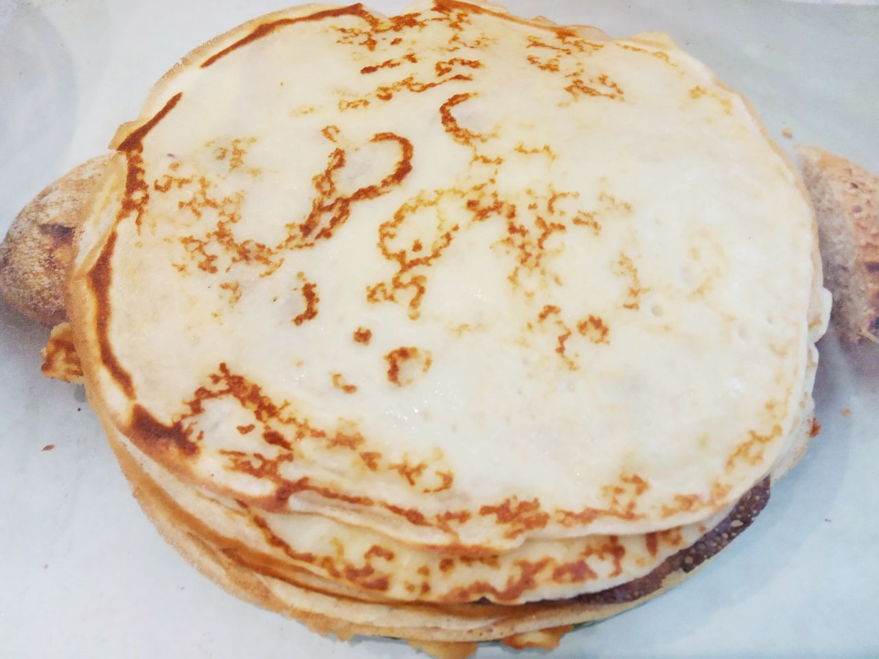 Блины с джемом или сливочным маслом, вкусно и просто