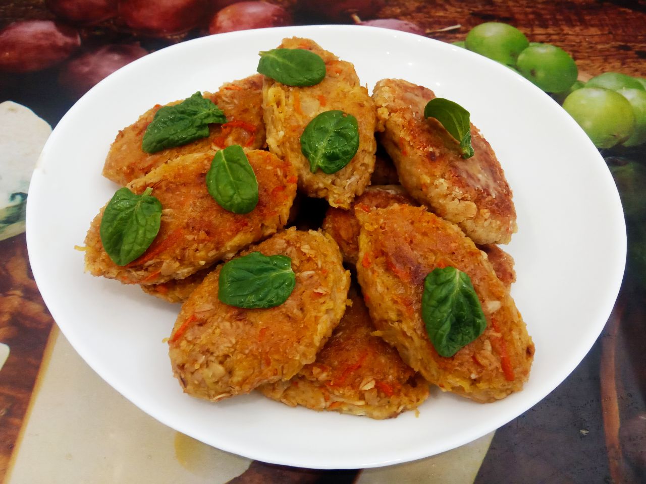 Овощные котлеты с овсяной крупой, вкусные и сытные
