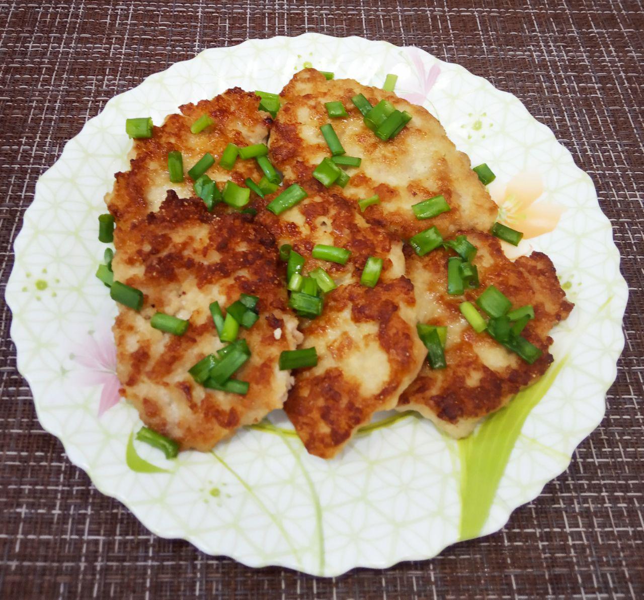 Мясные оладьи