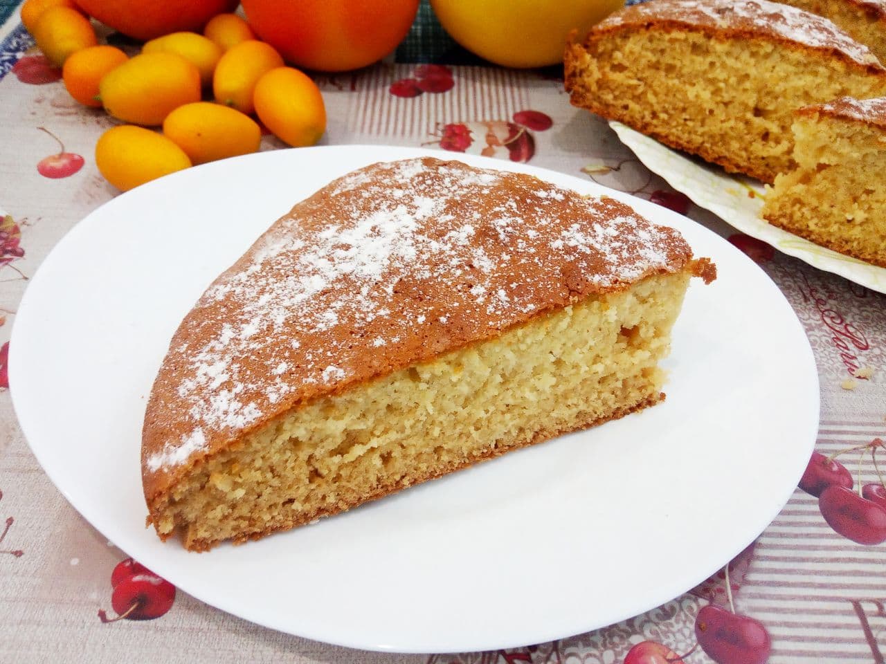 Манный пирог на молоке, просто и вкусно