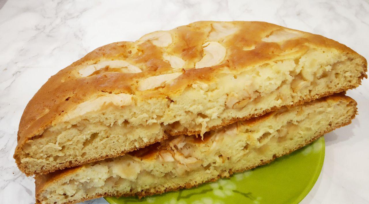 Пирог яблочный, нежный и ароматный