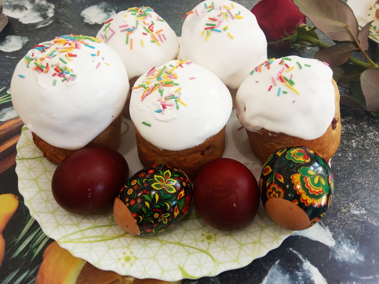 Воздушные праздничные домашние куличи