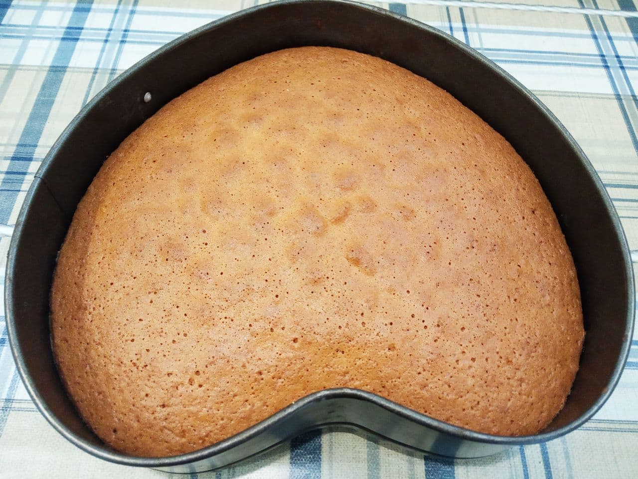 Манный пирог на молоке, просто и вкусно: Духовку разогреваем заранее до 180 С и ставим форму с манником для выпекания. Выпекаем манный пирог около 40