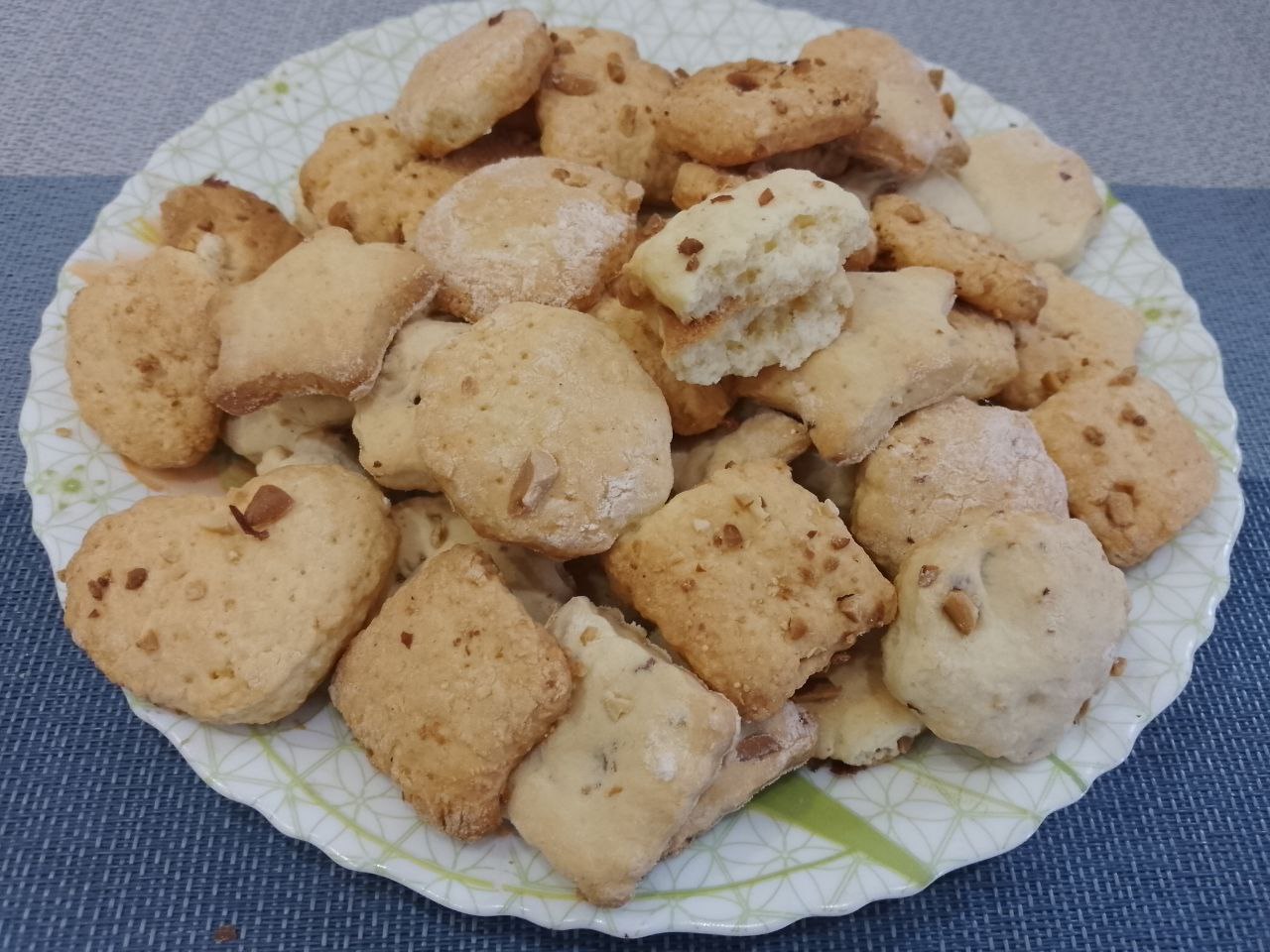 Домашнее ореховое песочное печенье к чаю, просто и вкусно