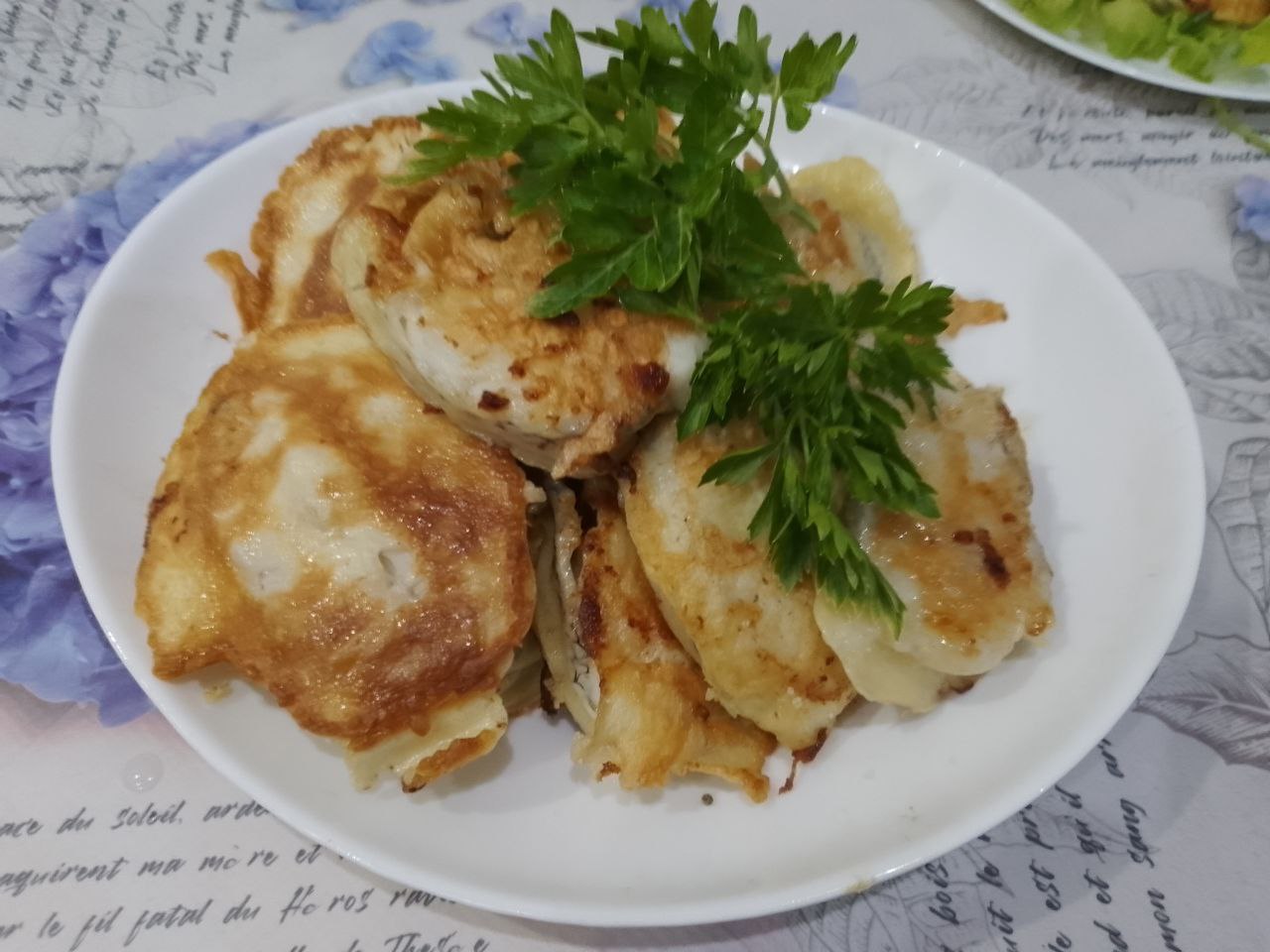 Рыбный стейк в кляре, вкусно и сытно