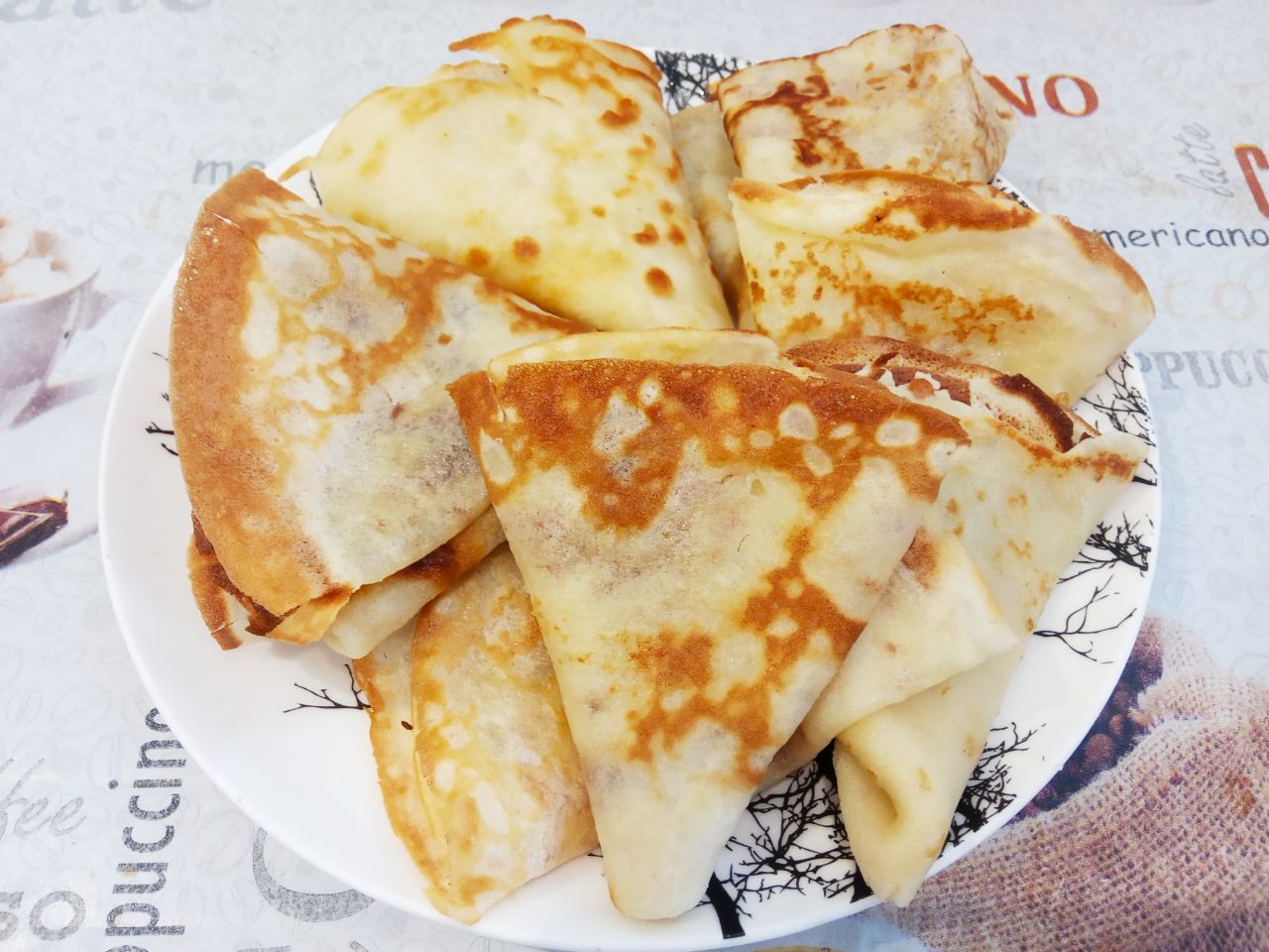 Блины с джемом или сливочным маслом, вкусно и просто