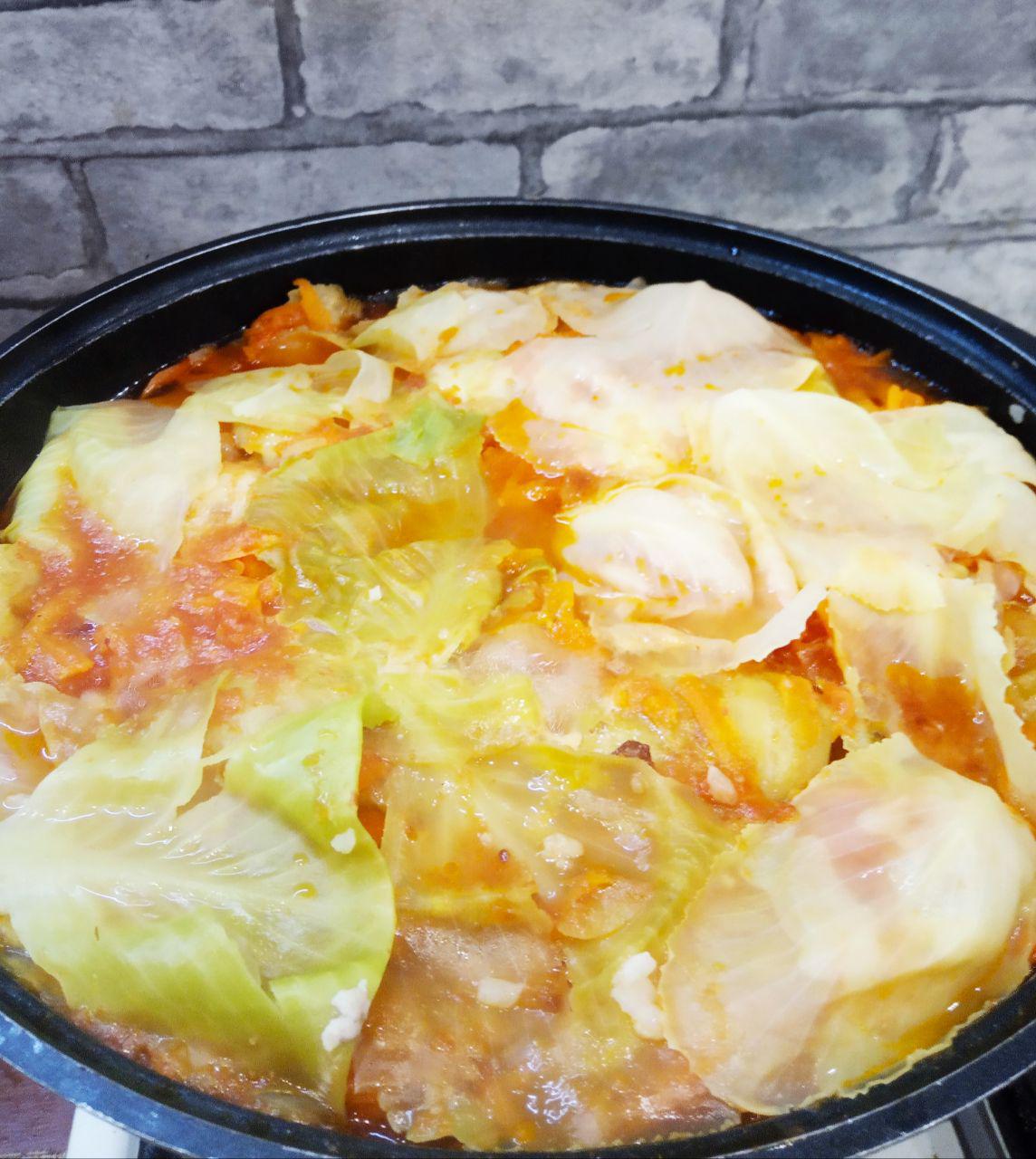 Голубцы поджаренные, вкусные и аппетитные
