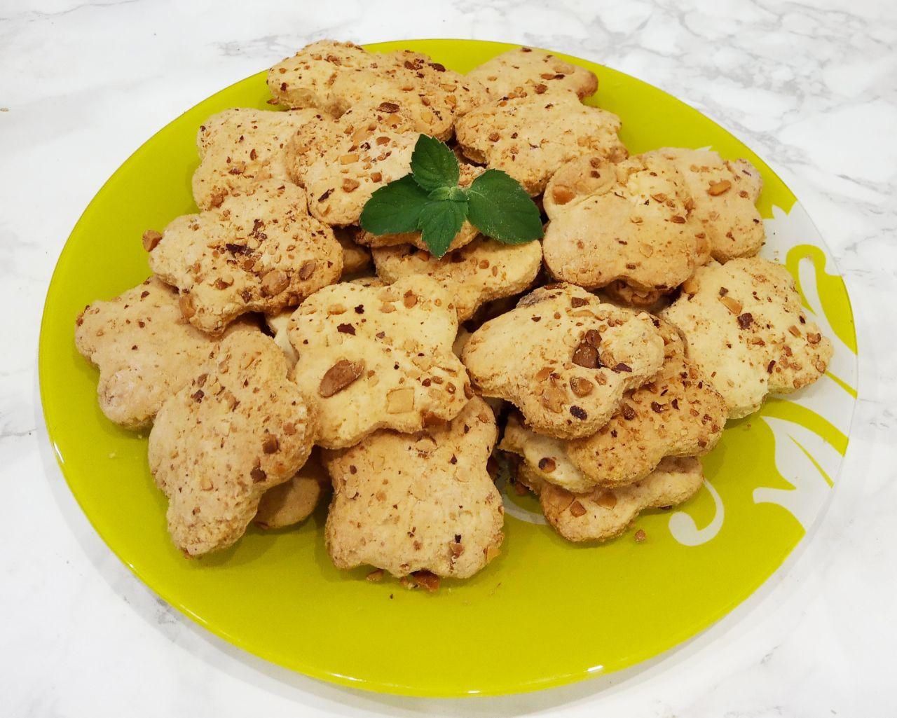Вкусное ореховое печенье