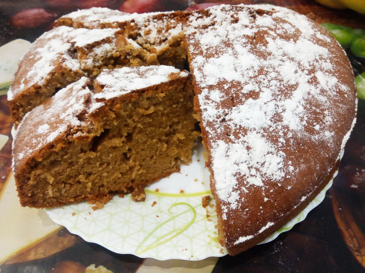 Чайный пирог с изюмом, воздушный и нежный