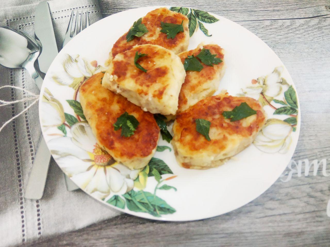 Картофельные котлеты из пюре с фаршем, просто и вкусно