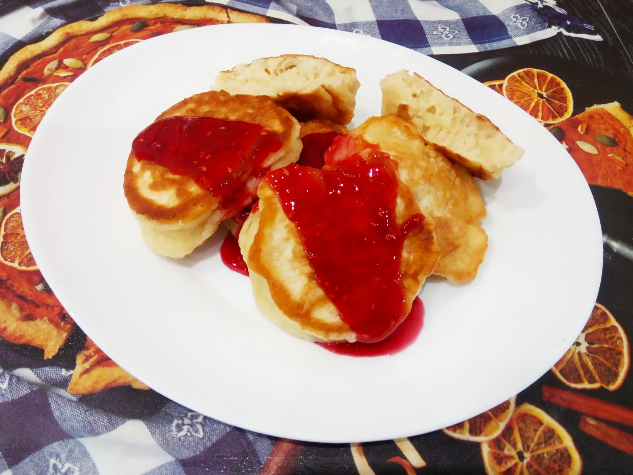 Оладьи пышные, вкусные и аппетитные