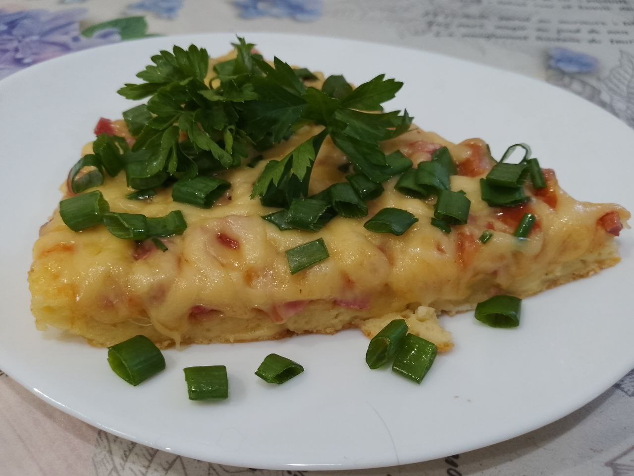Пицца на сковороде, просто, быстро и вкусно